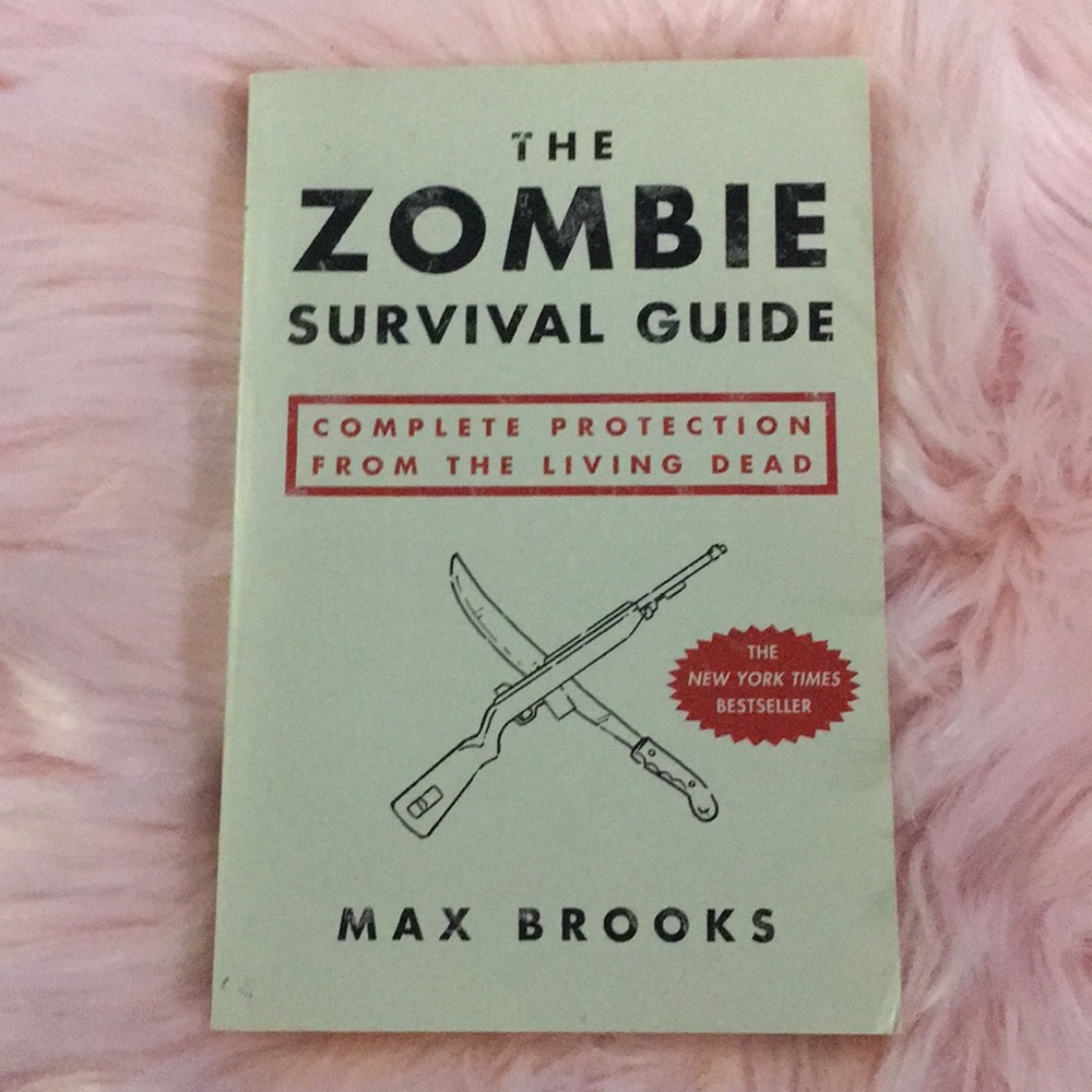 ZOMBIE SURVIVAL GUIDE Coffee Book Halloween Decor
